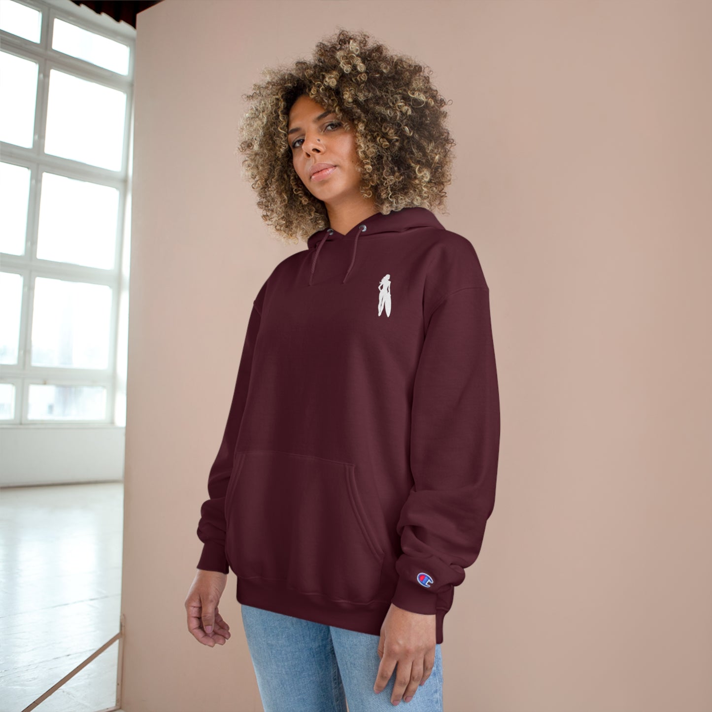Fitted Emblem Hoodie