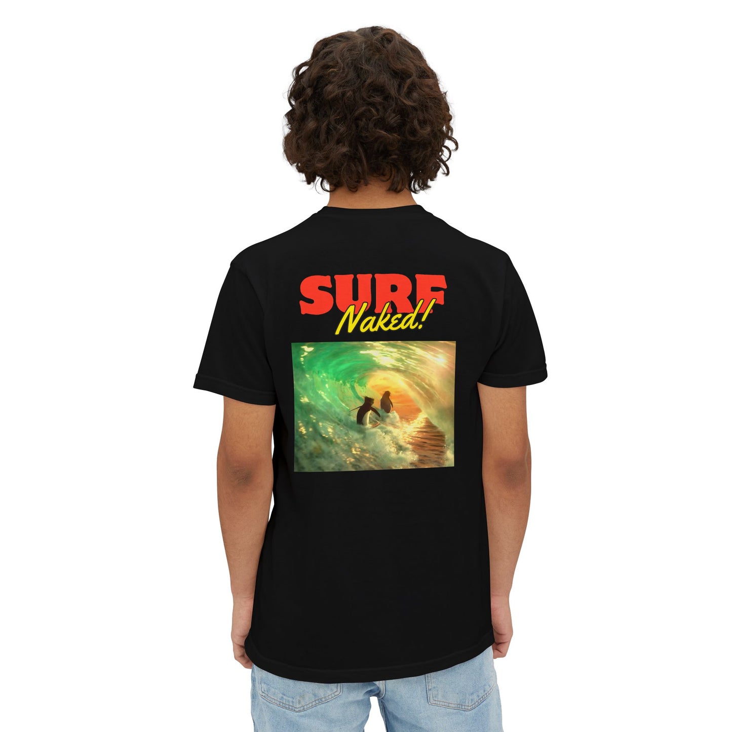 Surf's Up Pocket Tee Black