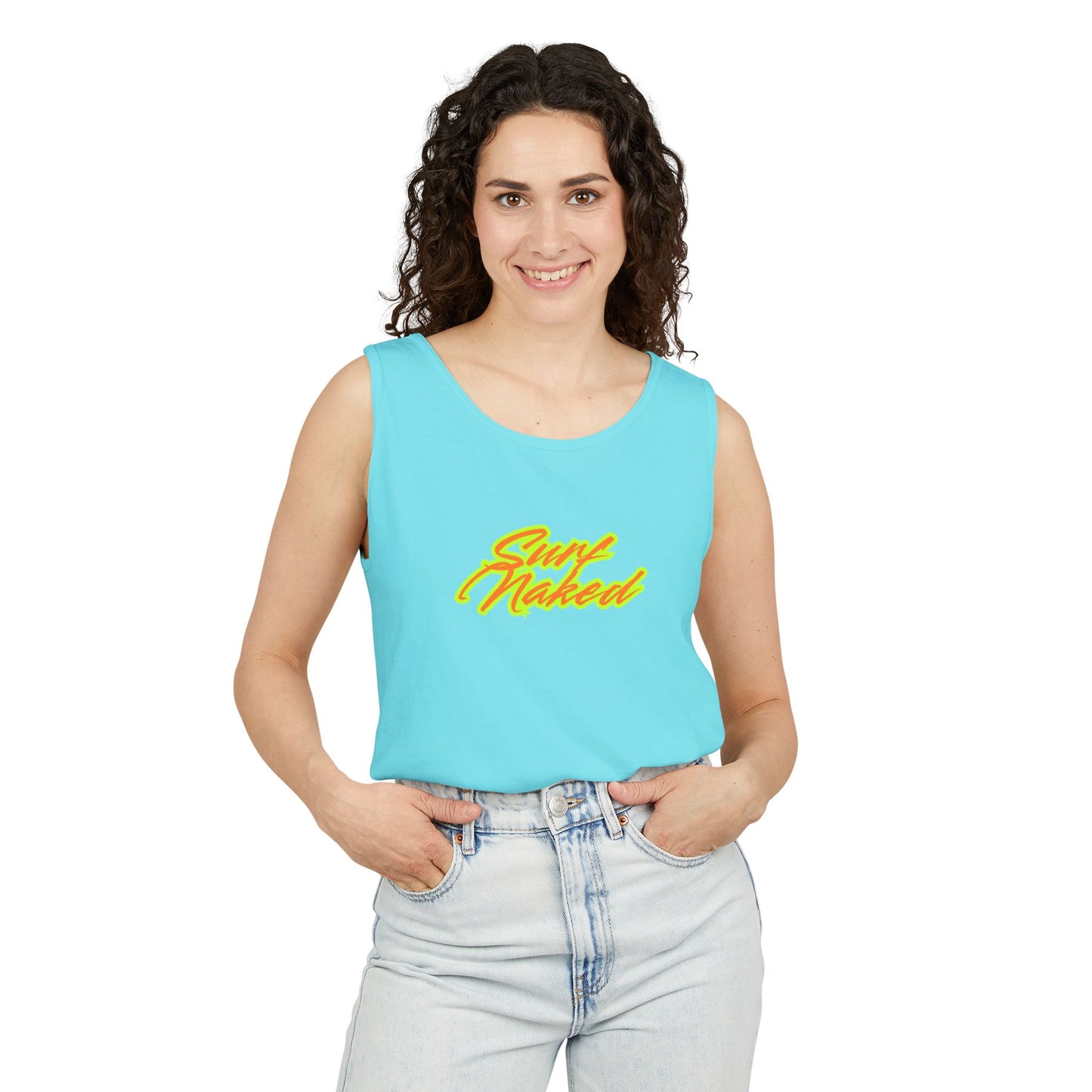 90s Surf Tank Top Lagoon