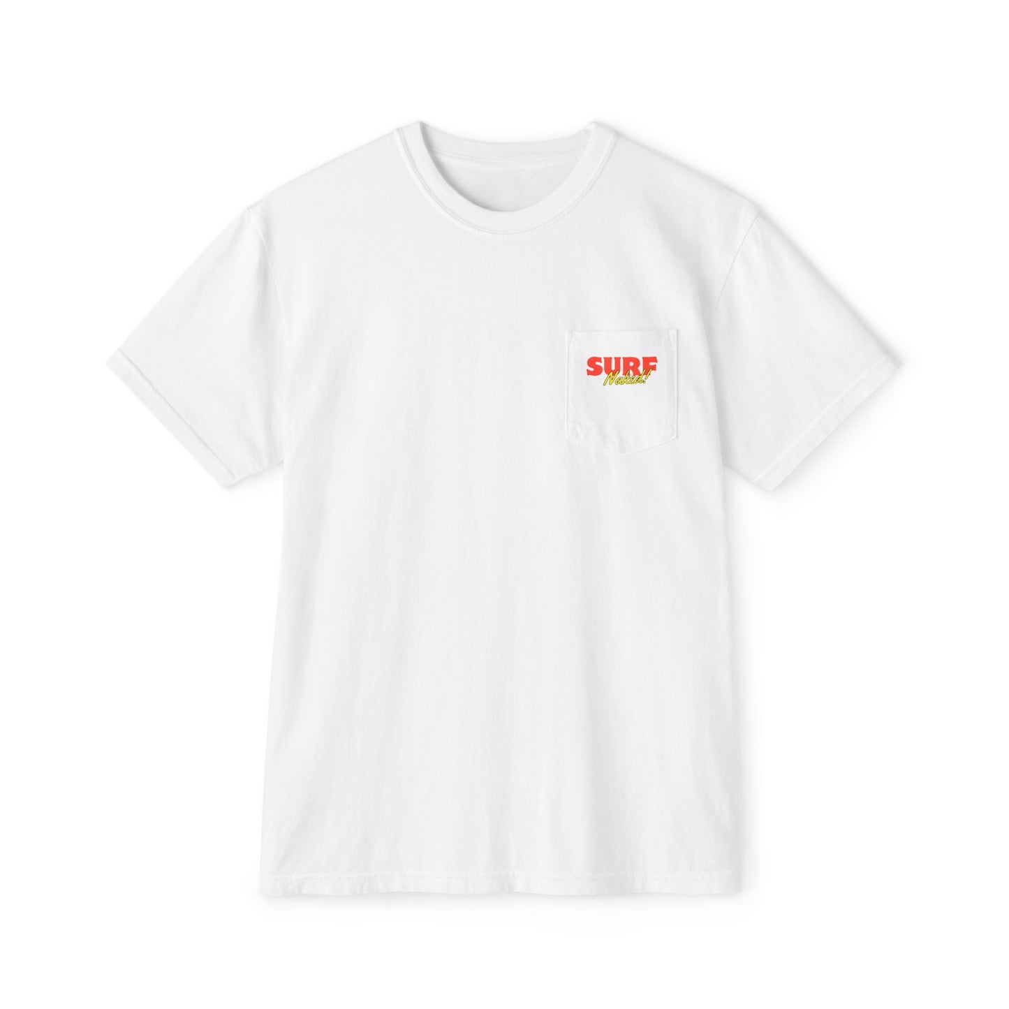 70s Surfer Pocket Tee White